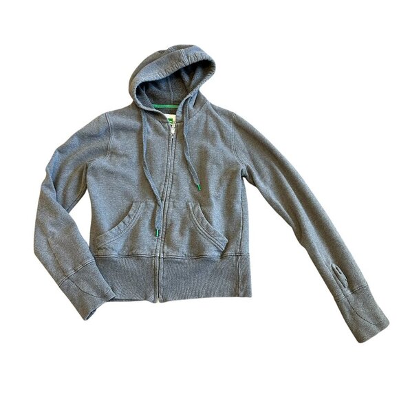 Sanuk Rare Awe Thumb Zip-Down Hoodie Sweater Sweatshirt Grey Size Small Women's - Picture 1 of 13